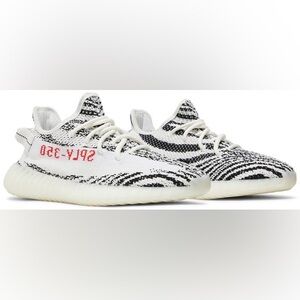 Rare Adidas Yeezy Boost 350 V2 'Zebra' 2017 Men’s Sneakers Size 7 US
